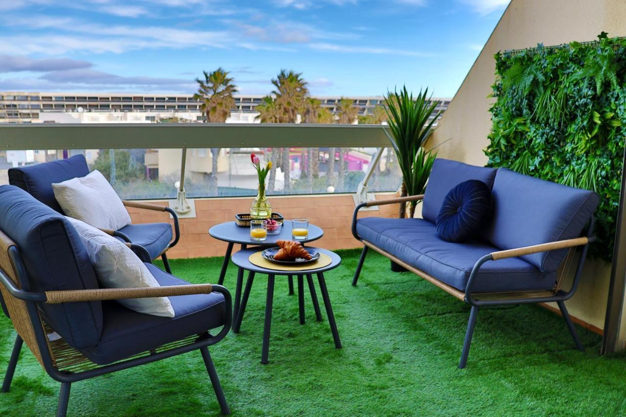 'Cap Confession' - Naturiste - Sea View - Beach - Parking -Air Conditionaire Agde Exterior foto